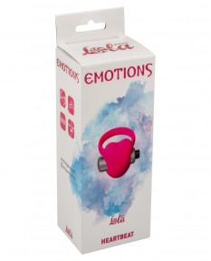 Эрекционное виброколечко Emotions Heartbeat pink