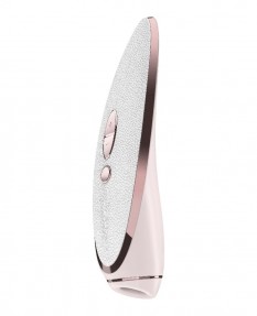 Вибратор Satisfyer Luxury Pret-a-porter, с вакуум-волновым бесконтактным стимулятором перезаряжаемый белый