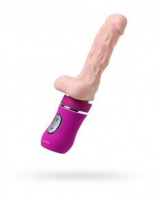 Перезаряжаемый реалистичный вибратор Ailighter Telescopic lover, 10 режимов вибрации