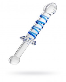 Двусторонний фаллоимитатор Sexus Glass, стекло, 912044