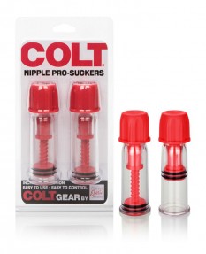 Винтовые помпы для сосков COLT NIPPLE PRO-SUCKERS красные