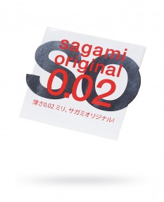 Презервативы Sagami Original 0.02 УЛЬТРАТОНКИЕ,гладкие №1