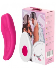 Клиторальный вибратор в трусики Jos Flirty, розовый 10 режимов вибрации, 782022