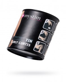 Мастурбатор MasturbaTIN Curly Curtis, TPE, белый, 5.5 см