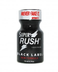 Попперс Super Rush Black label PWD 10 ml ( Exclusive ) Isobutylnitrite, 800009, ПРЕДЗАКАЗ