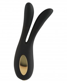 Вибромассажёр Flare Bunny от Toy Joy, 7 режимов вибрации, чёрный