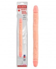 Двухголовый фаллос Ballsy Super Cock 31 см