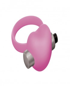 Эрекционное виброколечко Emotions Heartbeat Light pink