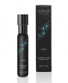 Мужской спрей для тела с феромонами Lure® Black Label For Him, Pheromone Personal Scent, 10 мл