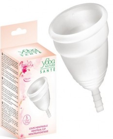 Менструальная чаша S Coupe menstruelle blanche taille