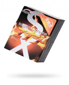 Презервативы латексные Sagami Xtreme Energy №3, 724/1