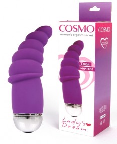 Вибратор для точки G с рельефом Cosmo 20 режимов вибрации