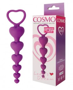 Стимулятор анальный ёлочка от Cosmo, 14,5 cм