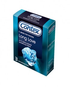 Презервативы Contex №3 Long Love с анестетиком