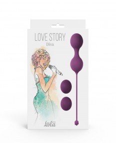 Набор вагинальных шариков Love Story Diva Lavender Sunset, 3012-03