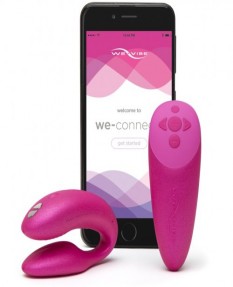 Сенсорный вибромассажер для пар We-Vibe Chorus Pink