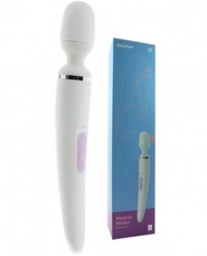 Вибромассажер перезаряжаемый Satisfyer Wand-er Woman, белый, J2018-47-2