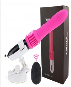 Телескопический вибратор "Telescopic Vibrator" hands free c дистанционным пультом