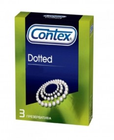 Презервативы Contex №3 Dotted с точками