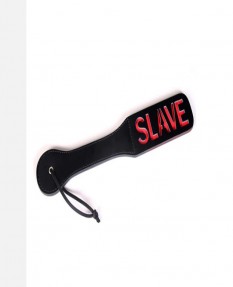 Пэдл SLAVE черный с красным