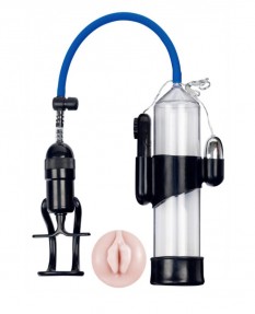Помпа вакуумная Eroticon PUMP X7 с вагиной и вибрацией