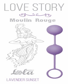 Вагинальные шарики Love Story Moulin Rouge purple