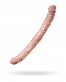Двусторонний фаллоимитатор TOYFA RealStick Nude 42,5 см