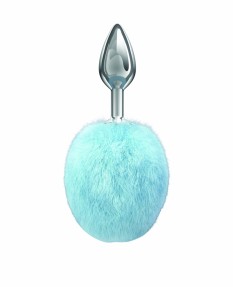 Анальная Пробка с Хвостом Diamond Twinkle Blue