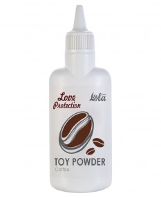 Пудра для игрушек ароматизированная Love Protection Coffee 30g
