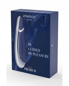 Бесконтактный клиторальный стимулятор Womanizer Premium, синий