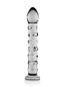 Стеклянный прозрачный фаллоимитатор Glass Romance, GS02