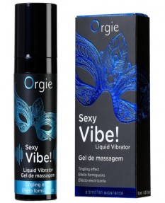 Гель для массажа ORGIE Sexy Vibe Liquid Vibrator с эффектом вибрации, 15 мл, 21197