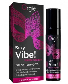 Гель для массажа ORGIE Sexy Vibe Intense Orgasm с разогревающим и охлаждающим эффектом 15 мл, 21227