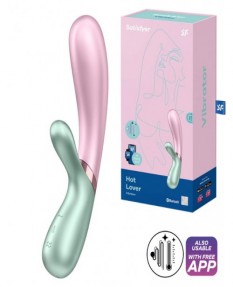 Смарт-вибратор с функцией нагрева Satisfyer Hot Lover, мятно-розовый