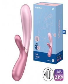 Смарт-вибратор с функцией нагрева Satisfyer Hot Lover, розовый