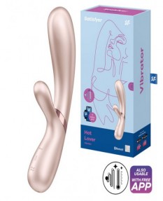 Смарт-вибратор с функцией нагрева Satisfyer Hot Lover, бежевый