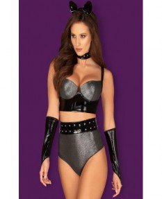 Сексуальный костюм женщины-кошки Silveria L/XL