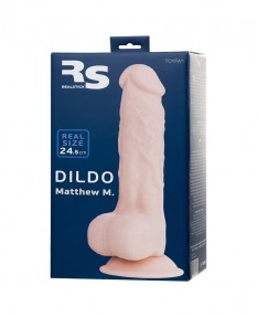 Фаллоимитатор RS SILICONE MATTHEW M, ТЕЛЕСНЫЙ, 24,5 СМ, 9420008