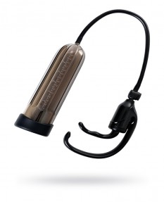 Вакуумная помпа SEXUS MEN EXPERT,  МЕХАНИЧЕСКАЯ, ABS ПЛАСТИК, ЧЁРНАЯ, 25 СМ, 709013