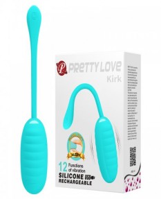 Большое перезаряжаемое виброяйцо Pretty Love Kirk мятное, BI-014654