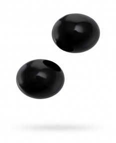 Вагинальные шарики SEXUS GLASS, СТЕКЛО, ЧЁРНЫЕ, Ø 3,2 СМ, 912229