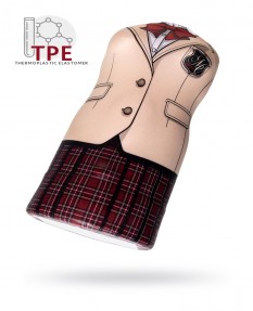 Мастурбатор MAGIC EYES UNIFORMS NUDE BLAZER R, TPE, БЕЛЫЙ, 17 СМ, ME-12