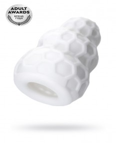 Мастурбатор A-TOYS FLAFF, TPE, БЕЛЫЙ, 8СМ, Ø 2,9 СМ, 763014
