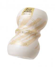 Мастурбатор нереалистичный MENSMAX SMART GEAR GOLD, TPE, РОЗОВЫЙ, 15 СМ