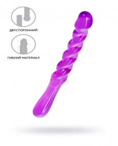 Двусторонний фаллоимитатор A-TOYS BY TOYFA TANZA, 27,5 СМ, 762009