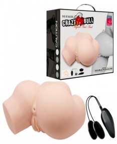 Мастурбатор Crazy Bull Vagina and Anal с вибрацией, BM-009204Z-1