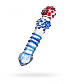 Двусторонний фалломитатор SEXUS GLASS, стекло, 20,5 см, 912020