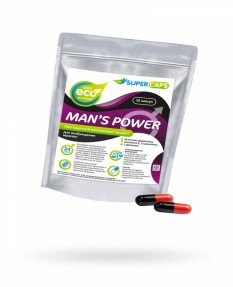 Капсулы MAN`S POWER + LCAMITIN возбуждающее средство 10 штук
