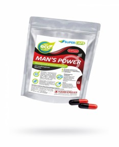 Капсулы MAN`S POWER + LCAMITIN возбуждающее средство 2 шт