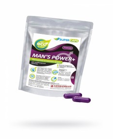 Капсулы MAN`S POWER  ПЛЮС возбуждающее средство 2 шт